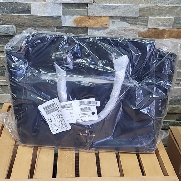 💥 Celine Dion Grazioso Faux Leather Satchel - Picture 9 of 9